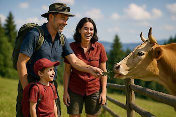 Wandern im Bayerischen Wald im August
